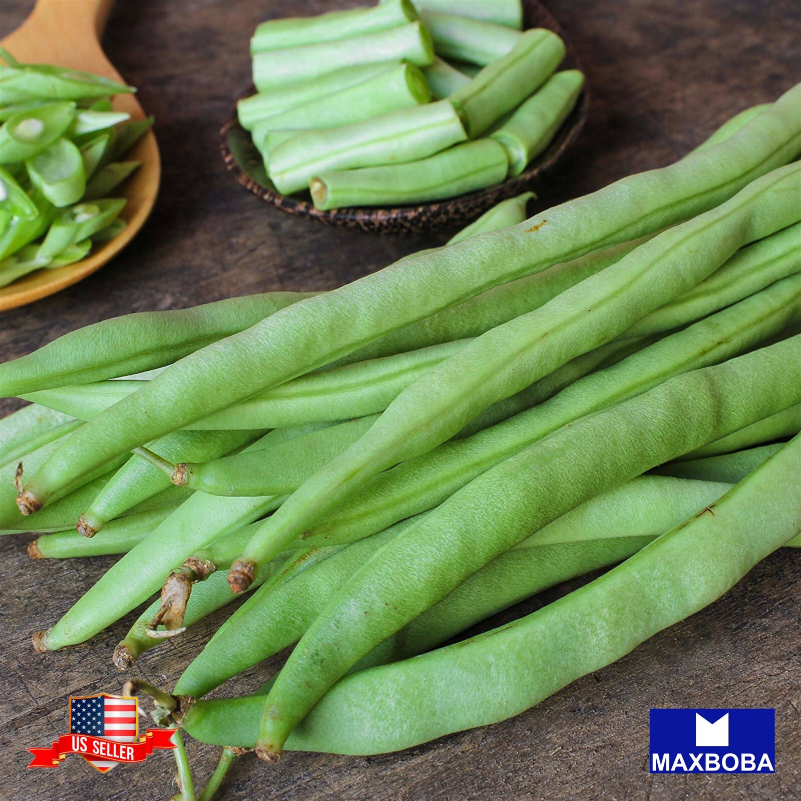 Bean Seeds – Pole – Kentucky Wonder Brown Non-GMO Heirloom Garden