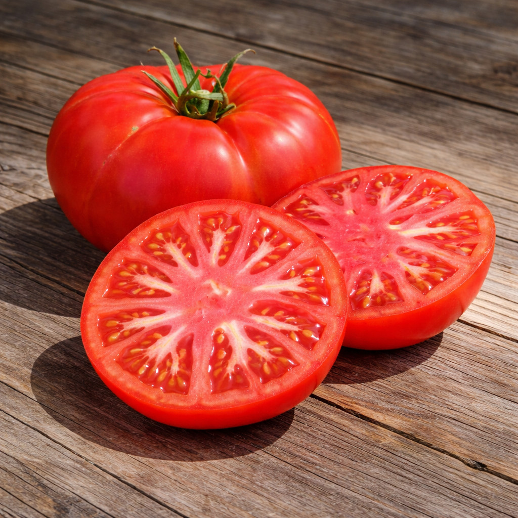 500 Classic Red Beefsteak Tomato Seeds – Heirloom Indeterminate Organic NonGMO