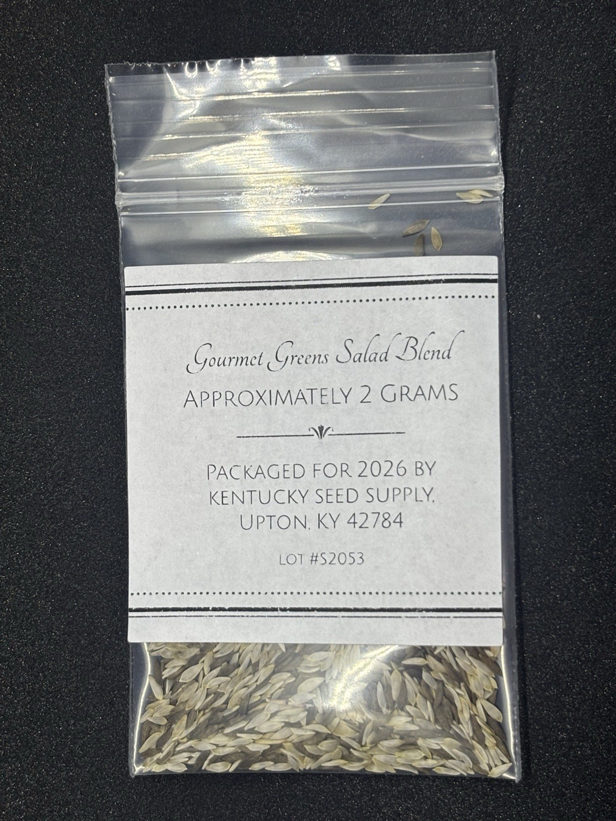 10 packages Gourmet Greens Salad Blend Seeds-2 Grams