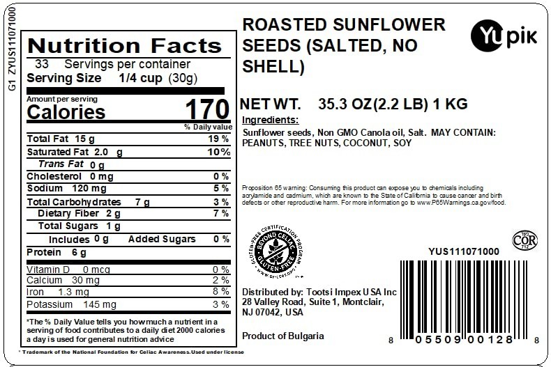 Nutritious 35.2 oz Shelled Sunflower Seeds – Plant-Based Protein Snack