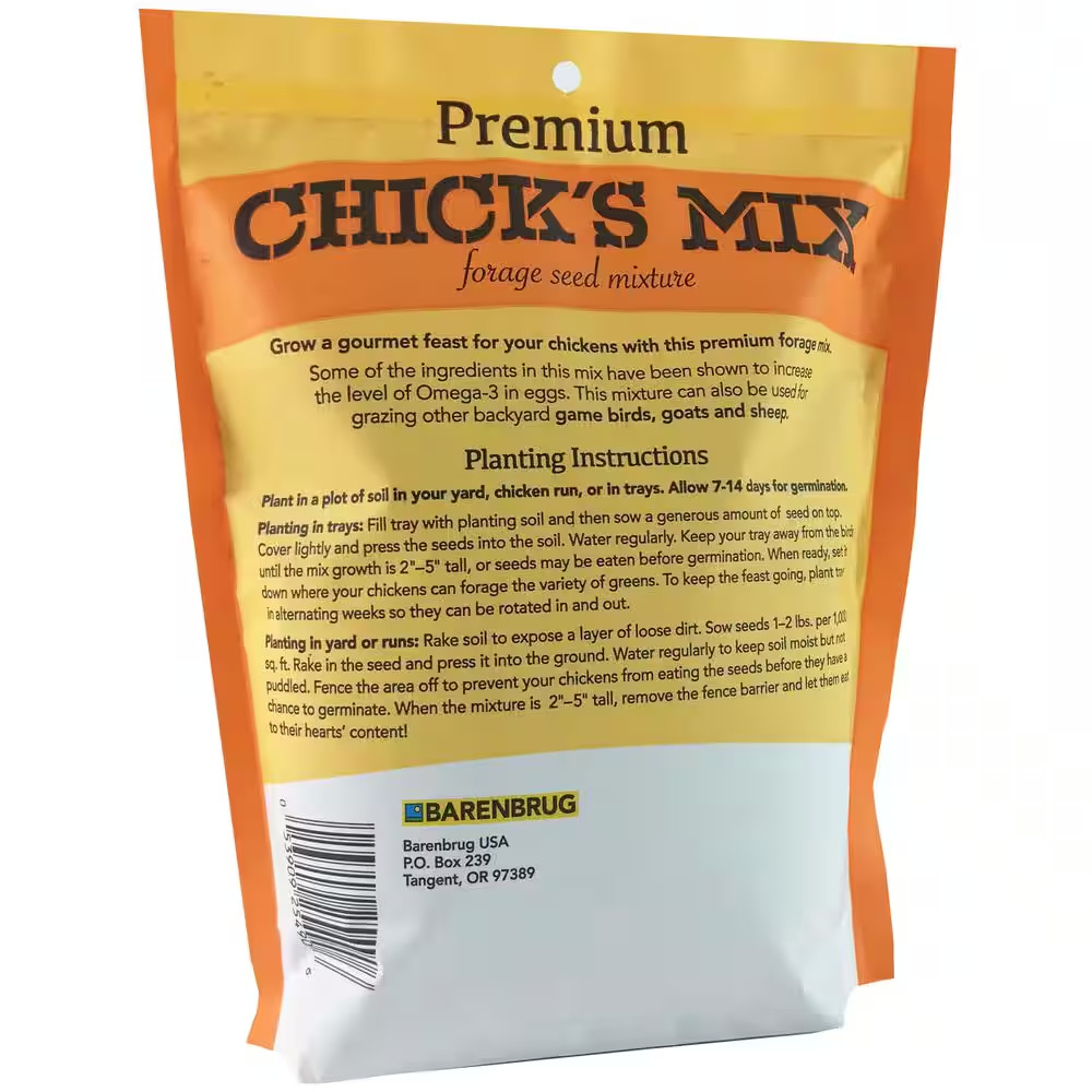 1 Lb. Premium Chick’S Mix Forage Seed Mixture