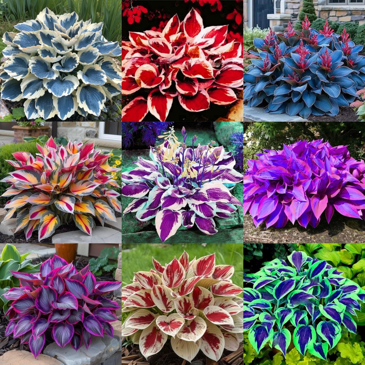 100Pcs Rare Mixed Hosta Seeds Shade Tolerant Perennial Ornamental Foliage Garden