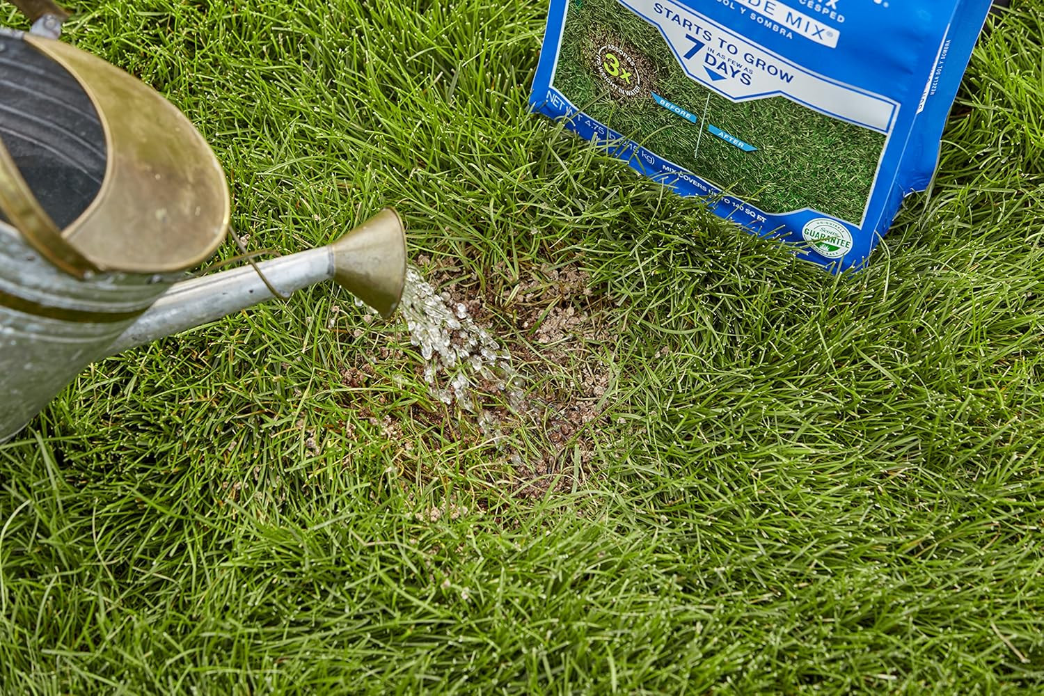 Lawn Repair Mix Sun & Shade, Grass Seed, Fertilizer & Mulch, 4.75 lb