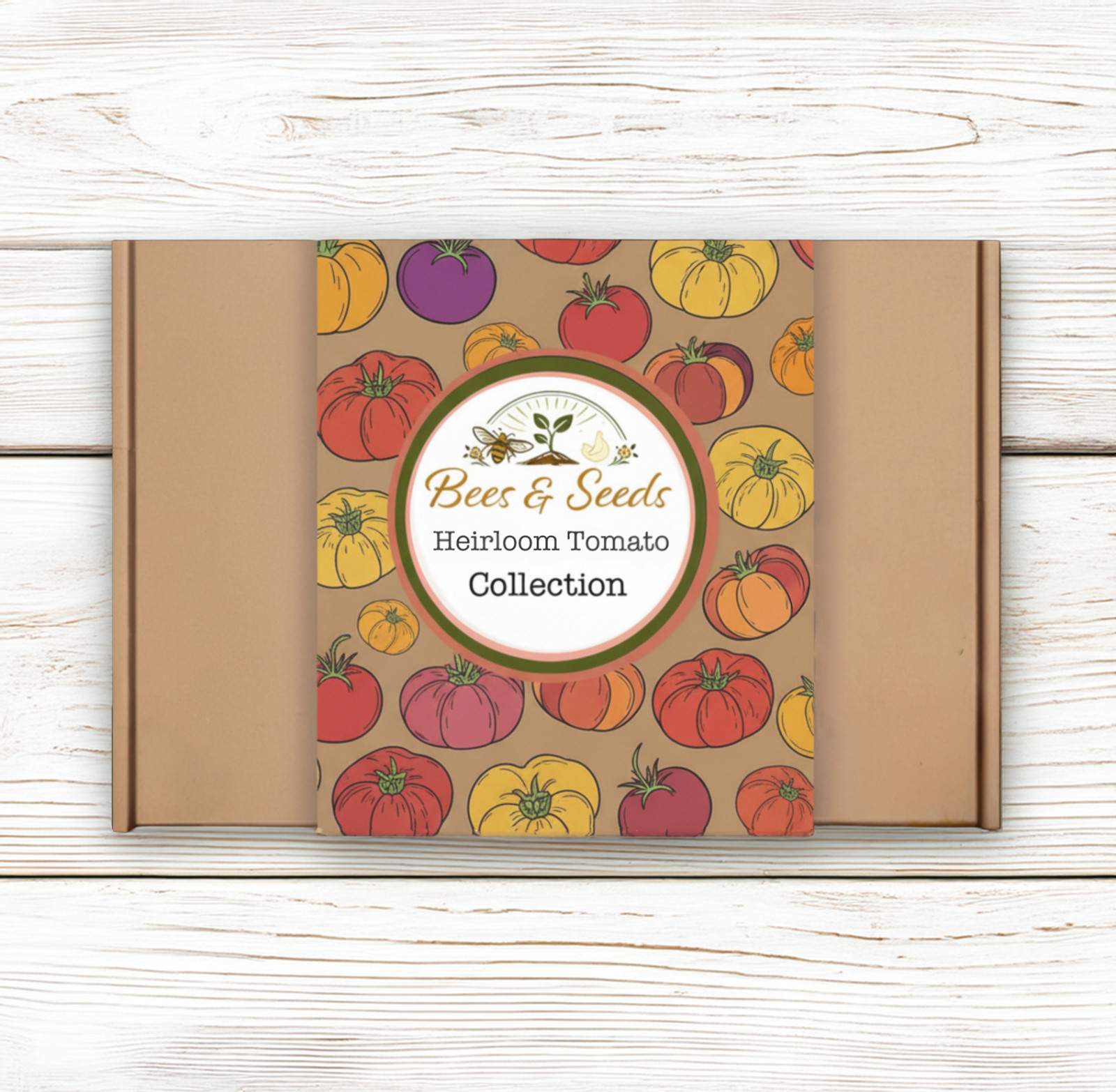Heirloom Tomato Seeds Collection Non-GMO Open Pollinated Variety Kit Gift Box