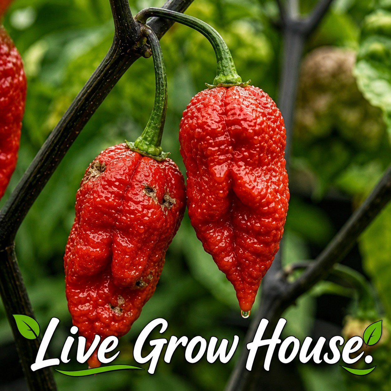 🌶️ Ghost Pepper Seeds (10) | OPEN POLLINATED | Superhot