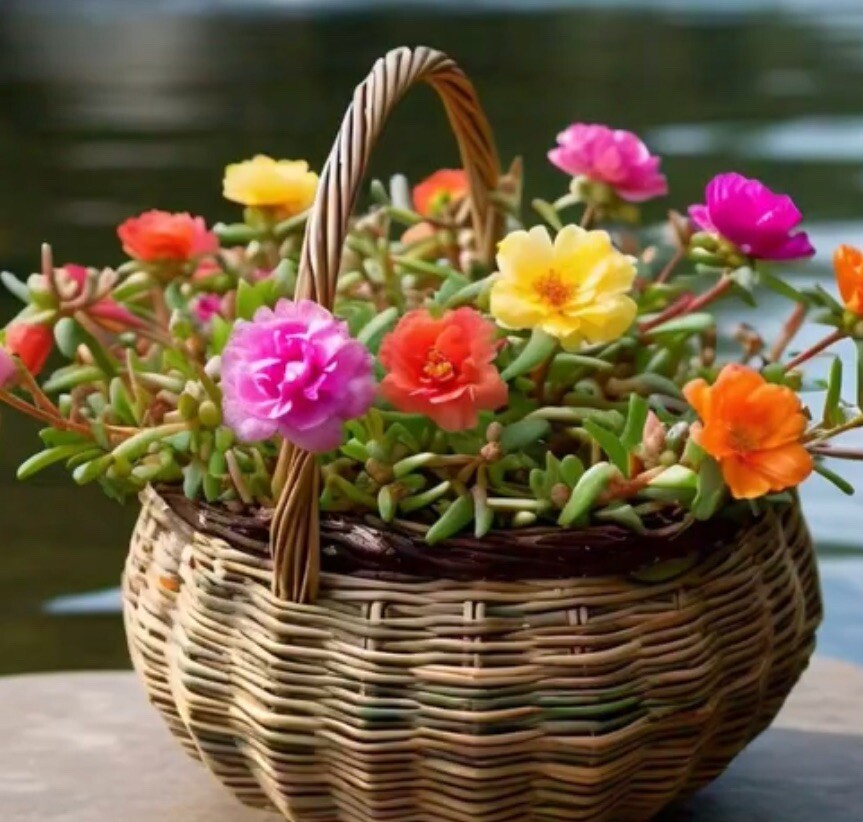 2000+ SEEDS MOSS Rose Double Mix ColorSeeds Portulaca grandiflora Buy2Get1FREE