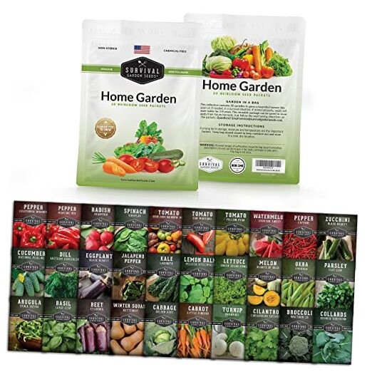 Home Garden Collection Vegetable & Herb Seed Vault – Non-GMO Home Garden 2
