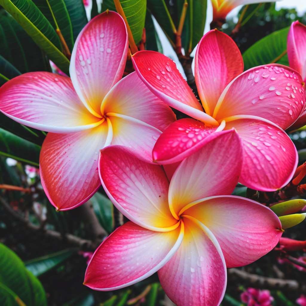 5 Pink White Plumeria Seeds Perennial Flowers Flower Frangipani US SELLER