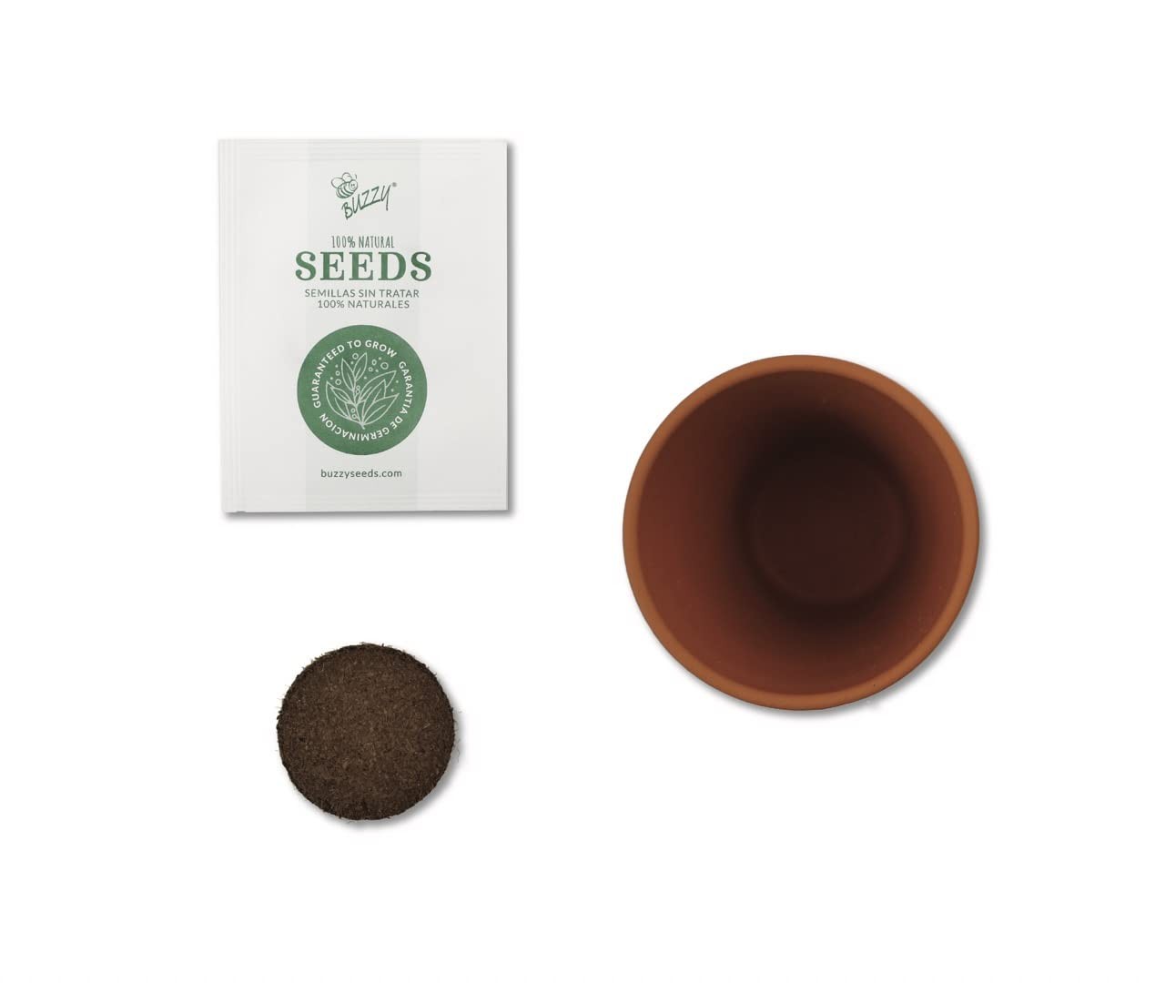 Seeds Terracotta Mini Grow Pots | Herb Plant Flower Starter Kit For Kids & Adult
