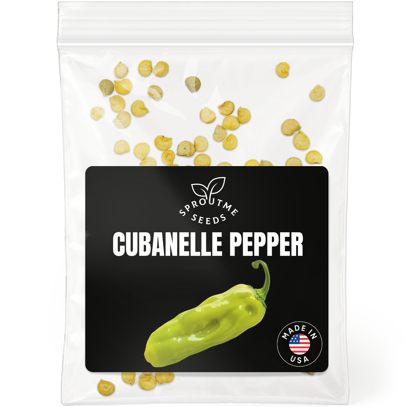 Cubanelle Pepper Seeds 50+, Heirloom Non-GMO, Sweet Frying Pepper Mild