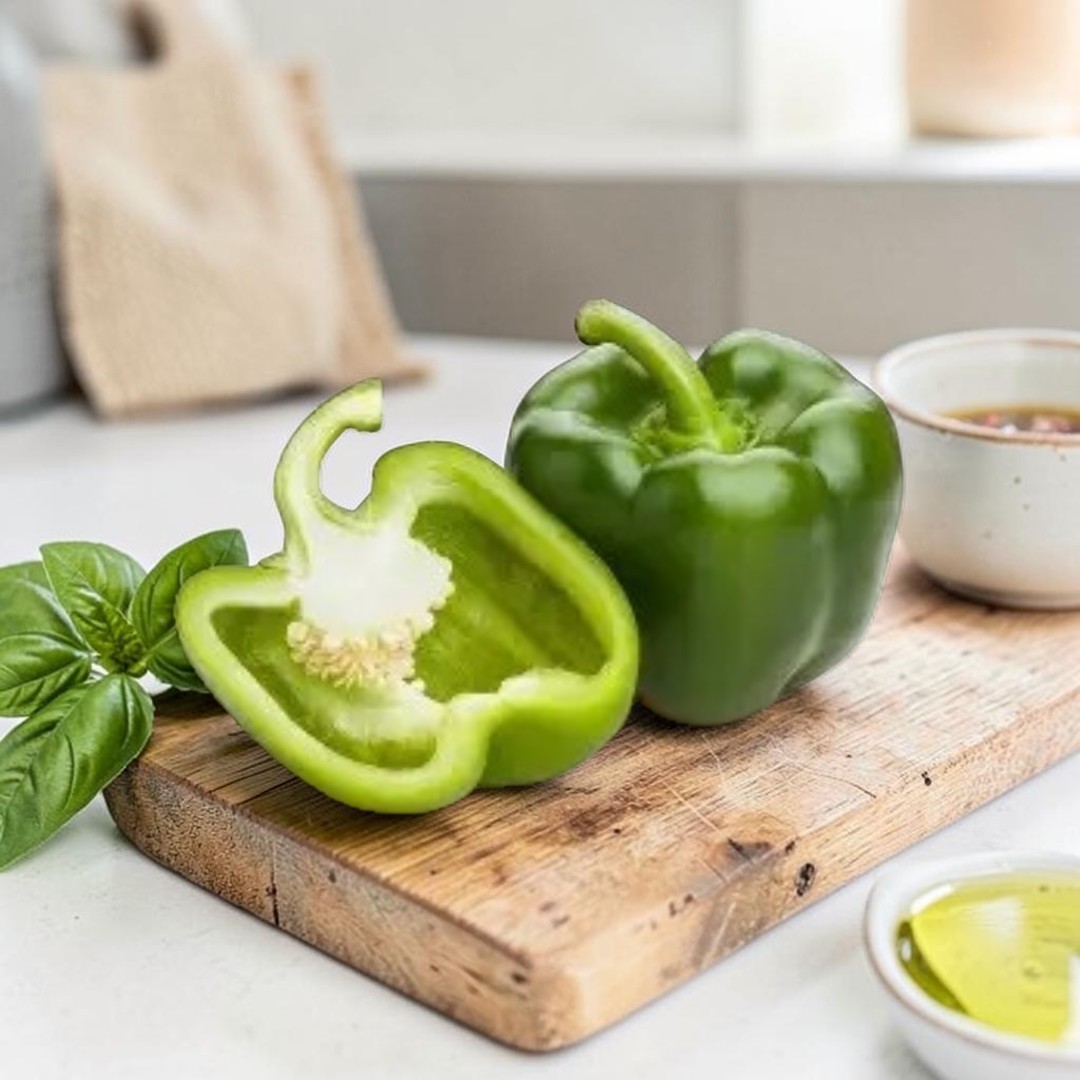 Green Bell Pepper Seeds Large Bell, High Yield, Non-GMO Free Shipping 25 SEEDS