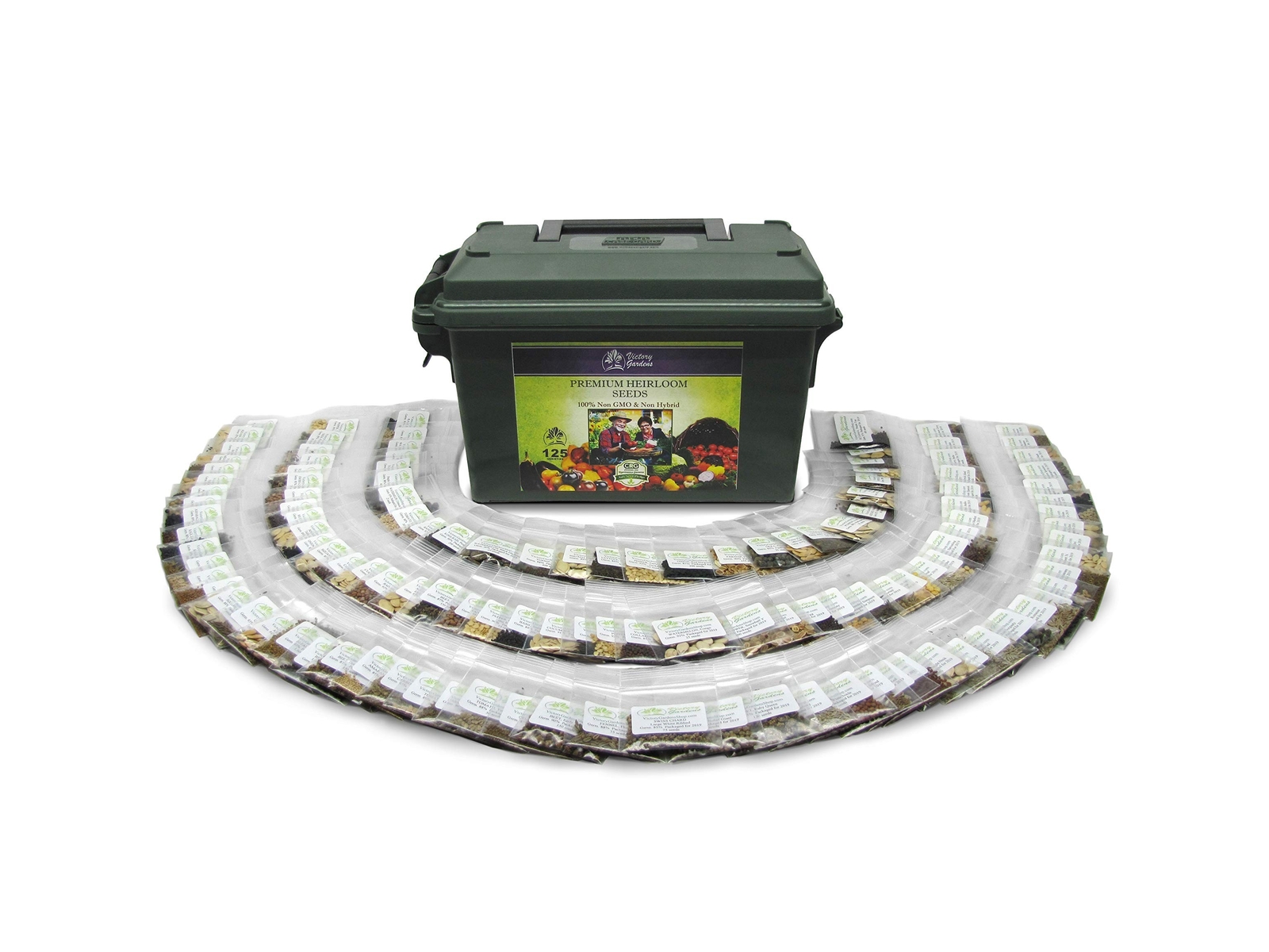 Garden Seeds Vegetable Variety Pack for Planting – Grow 125 Varieties of Heir…