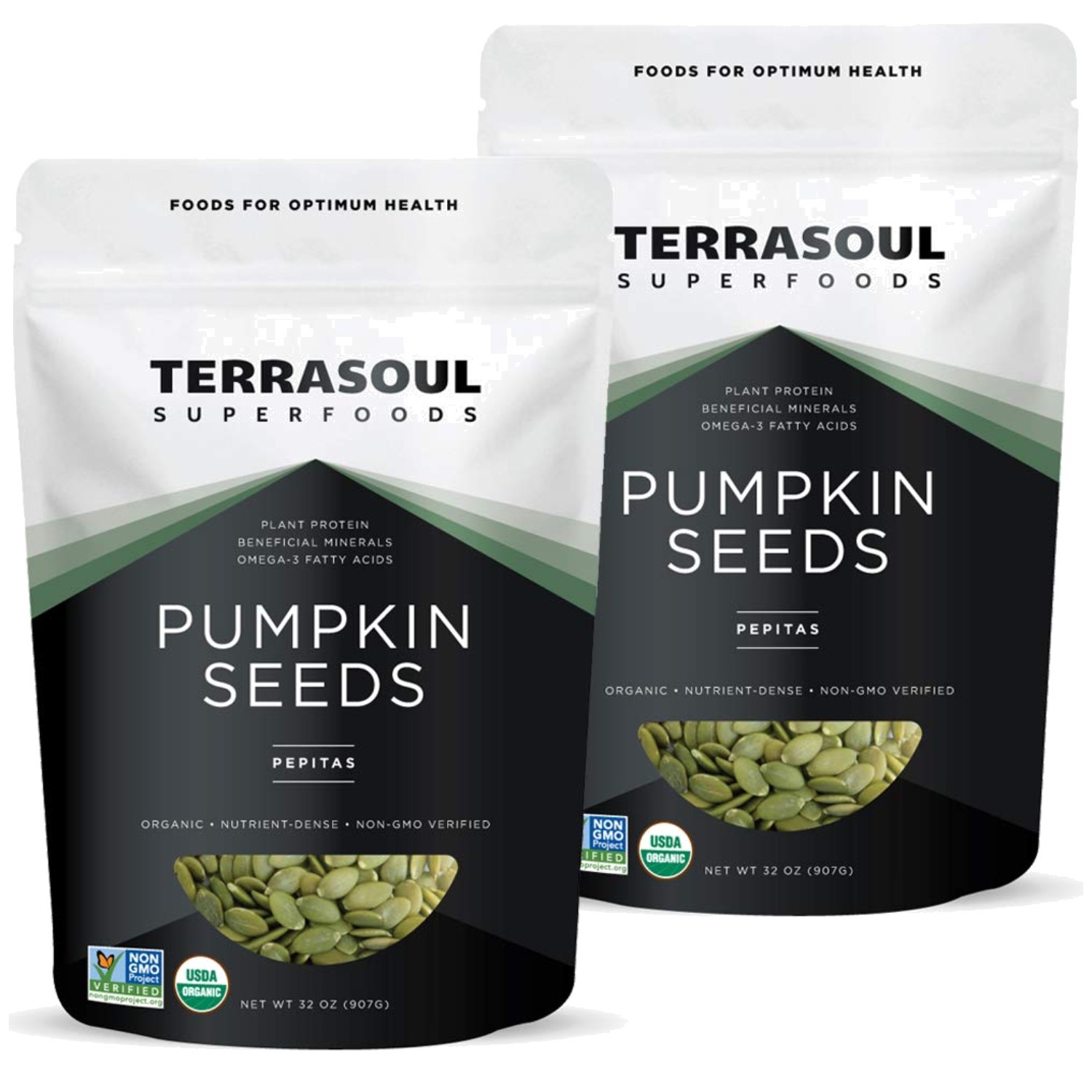 2 Pack of 4 Lbs Organic Pumpkin Seeds – Raw, Unsalted, Gluten-Free Superfood