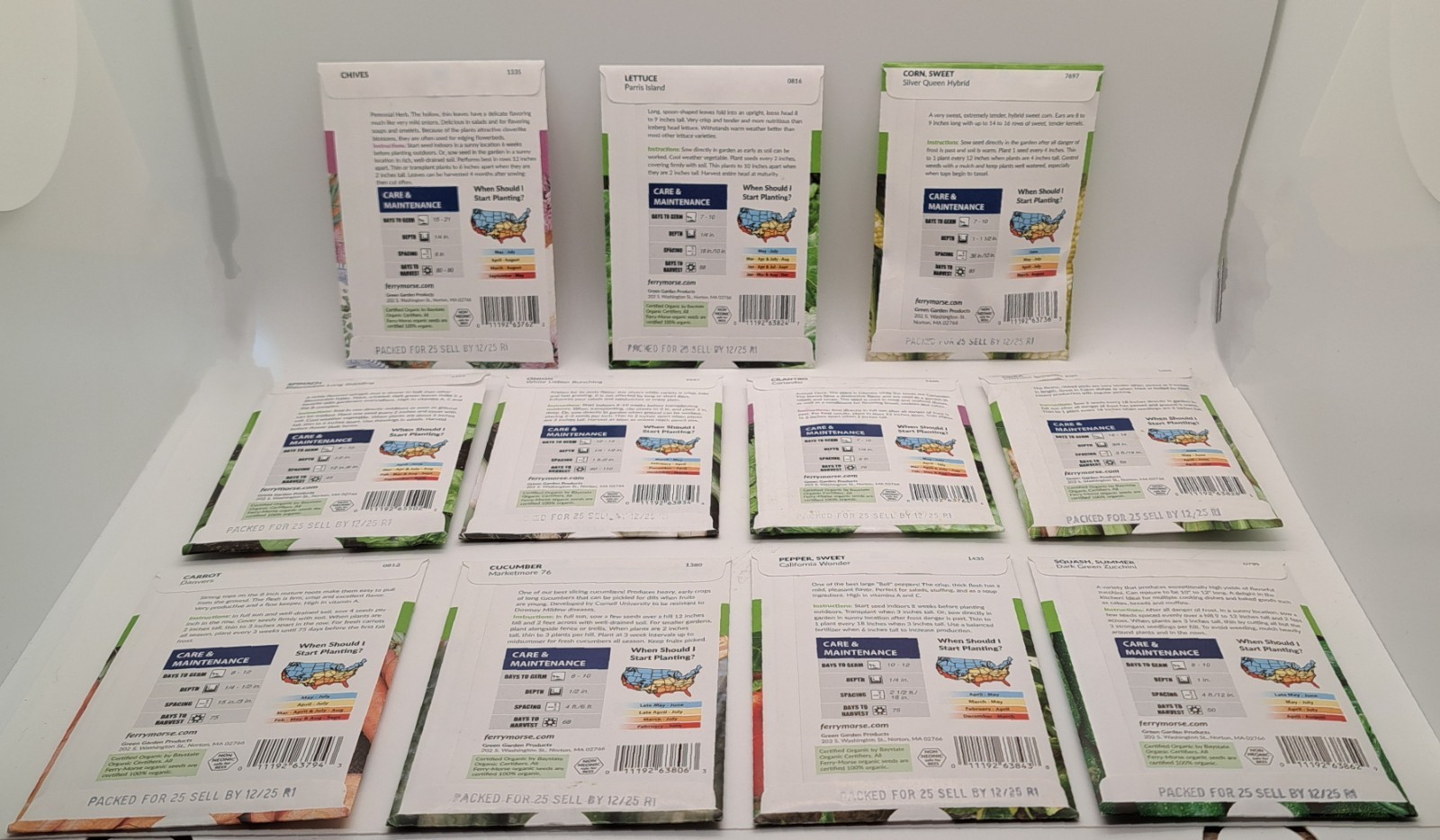 Organic Ferry Morse Seeds Assortment