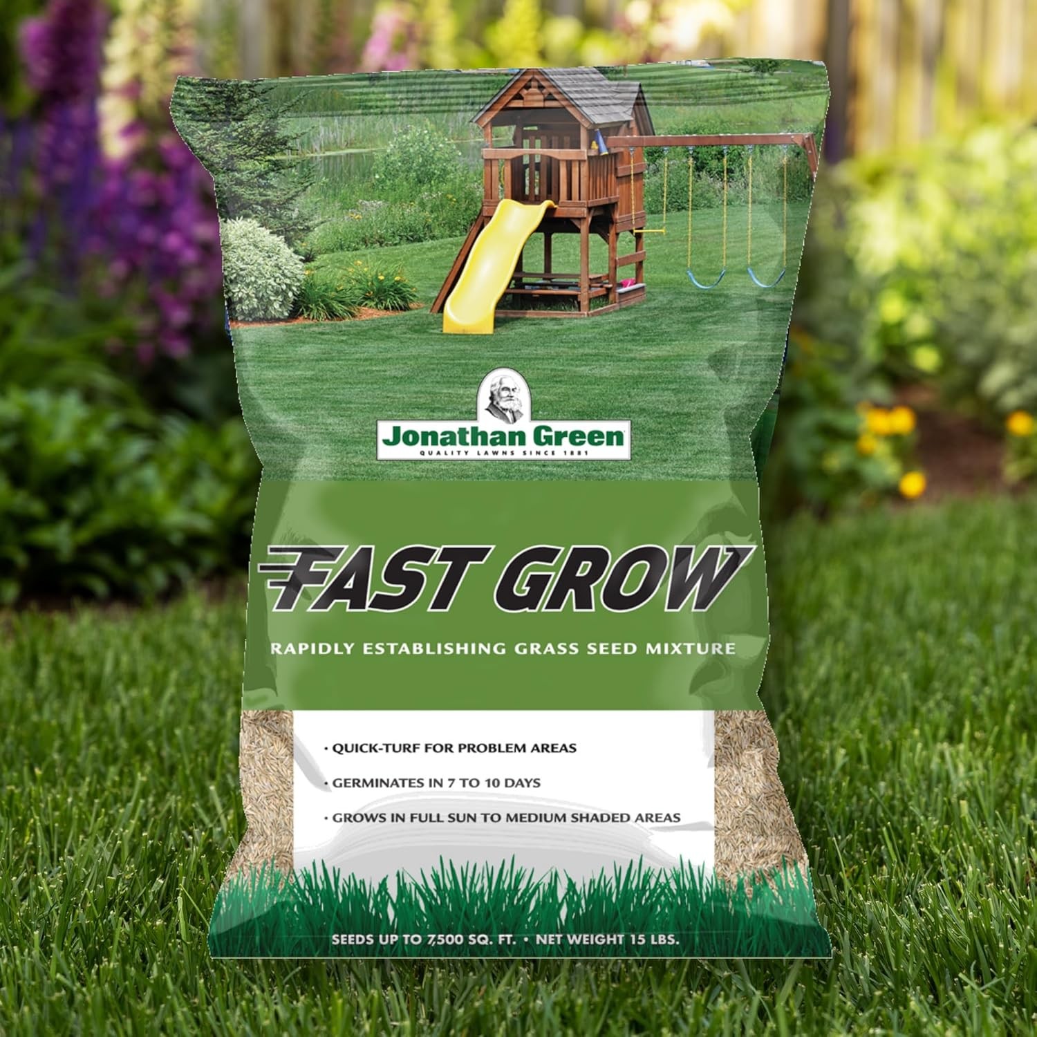 Jonathan Green 7 lb Fast Grow Cool Season Lawn Grass Seed lb Lawn Seed