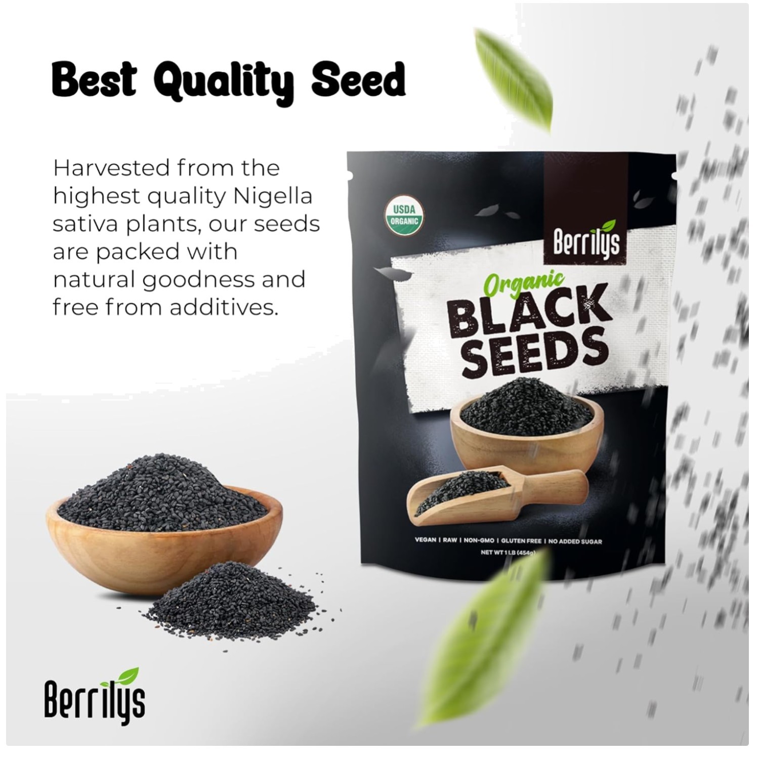 USDA Organic Black Seeds – Exotic Flavor & Wellness Benefits