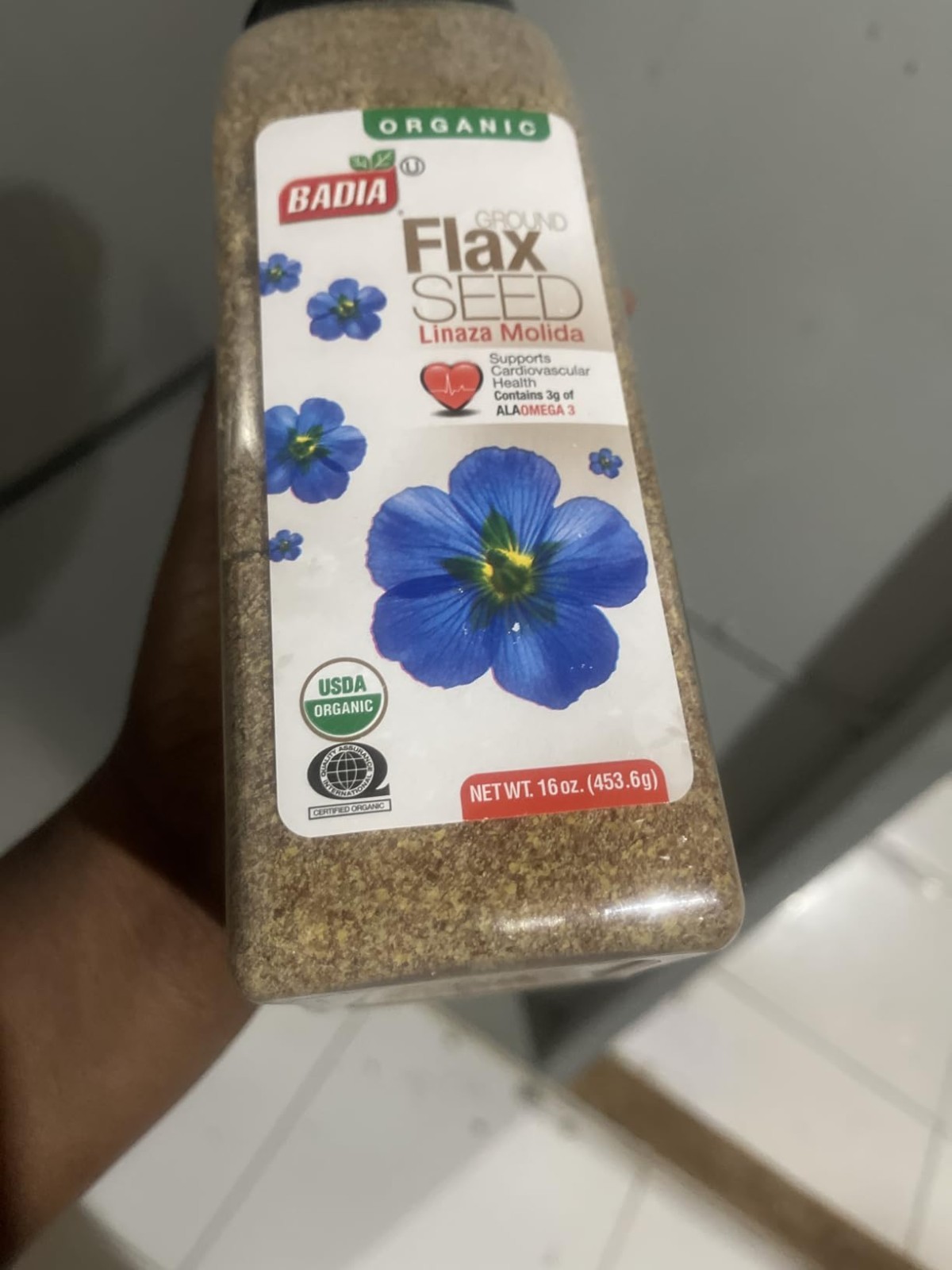 Pure Organic Flax Seed 16 oz – Healthy Omega-3s & Fiber for Smoothies & Baking