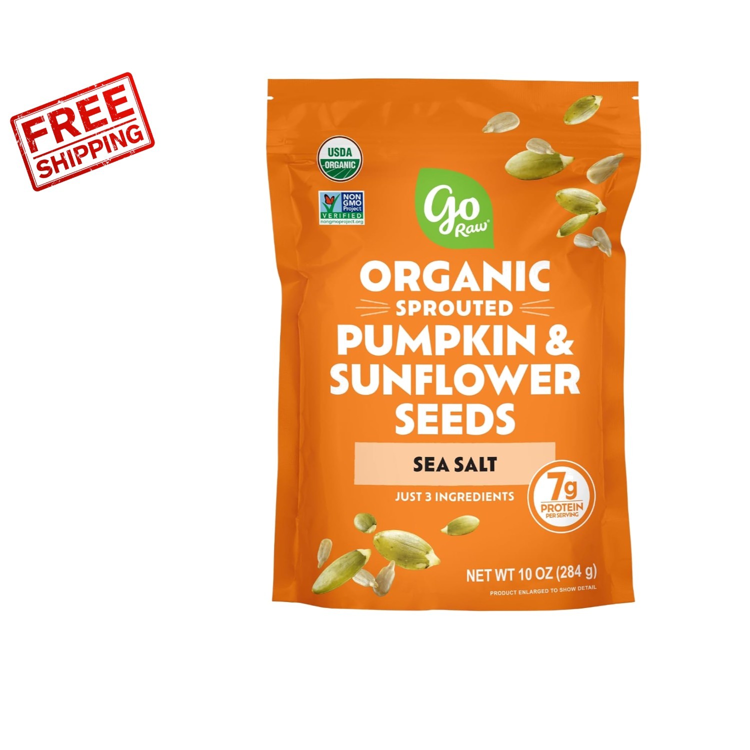 10oz Resealable Organic Pumpkin & Sunflower Seeds – , Gluten-Free Superfood
