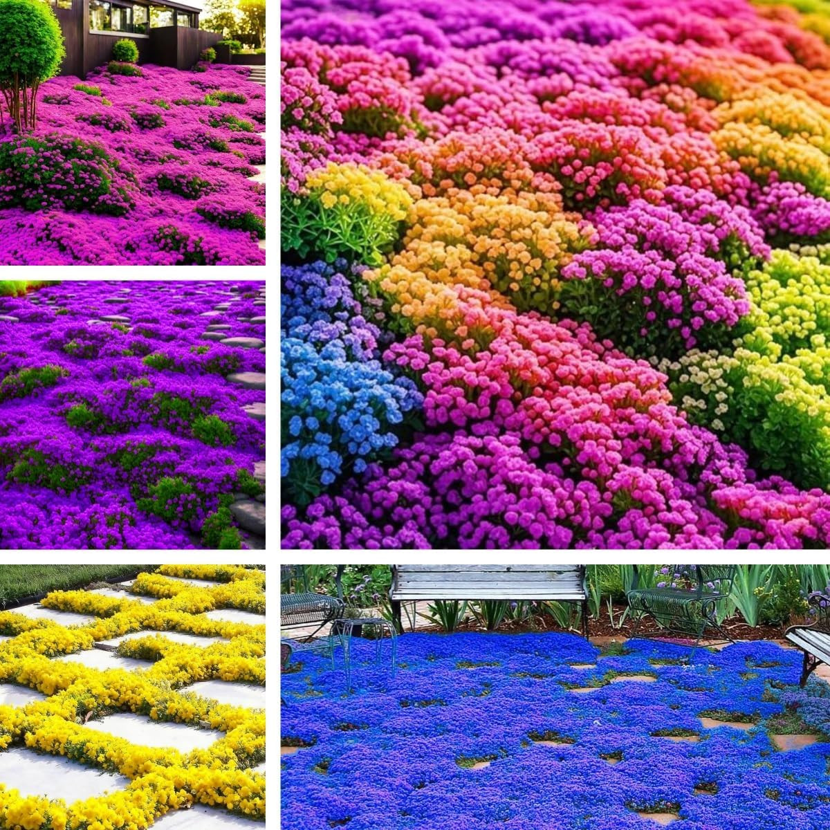 17500+ Creeping Thyme Herb Seeds – Cold-Hardy Perennial Ground Cover Plants