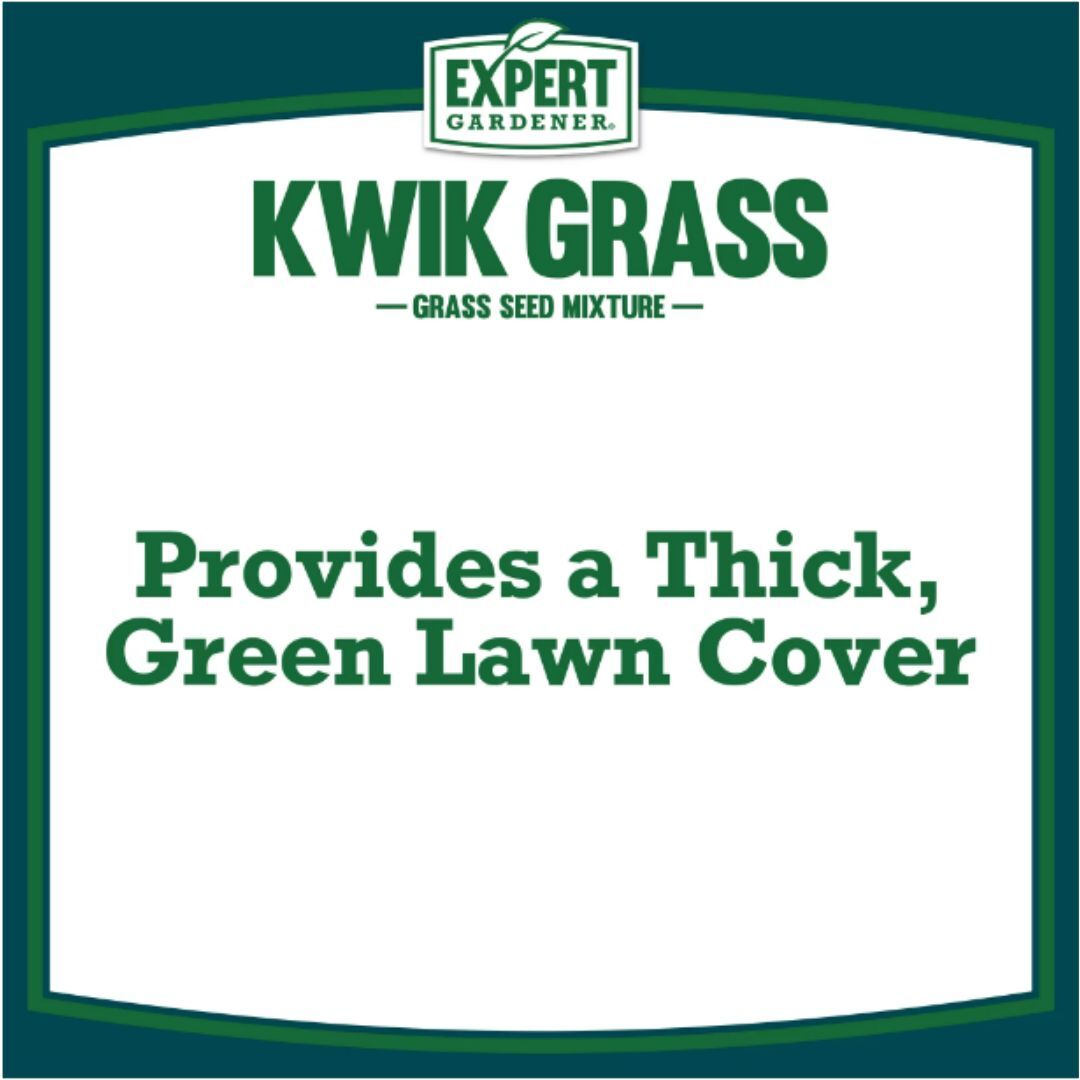 Expert Gardener Kwik Grass Seed Mix, for Sun to Partial Shade, 3 lb.