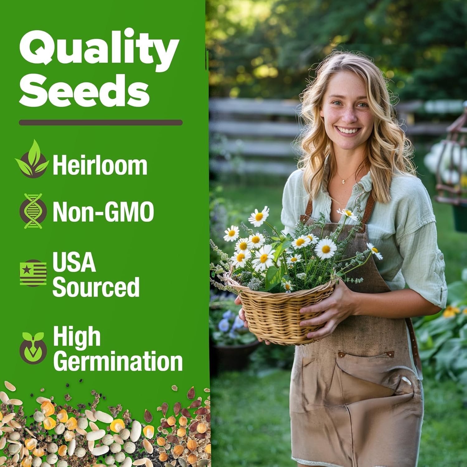 Medicinal Herb Seeds Vault – 2,000+ NON-GMO Heirloom Seeds for Indoor & Outdoor