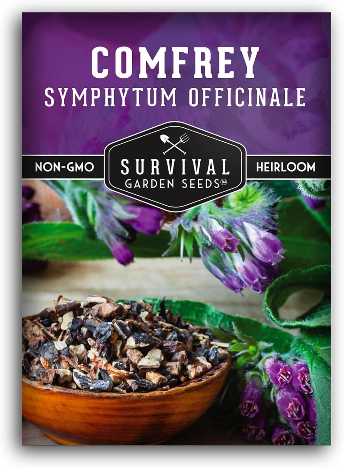Comfrey Seeds for Planting – Symphytum Officinale Medicinal green, purple.
