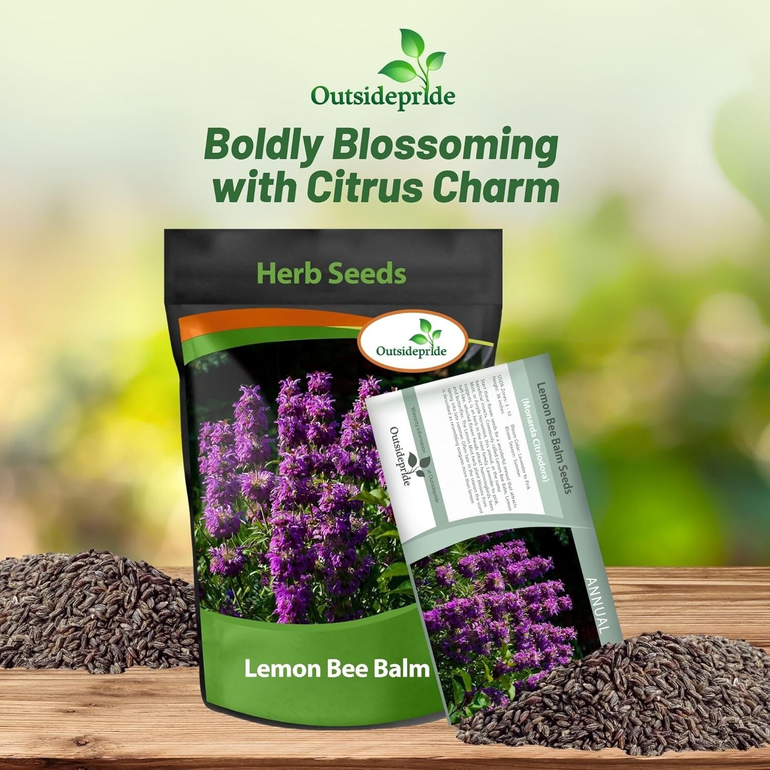 5000 Seeds Pink Monarda Seeds For Planting – Citriodora Lemon Bee Balm Flower