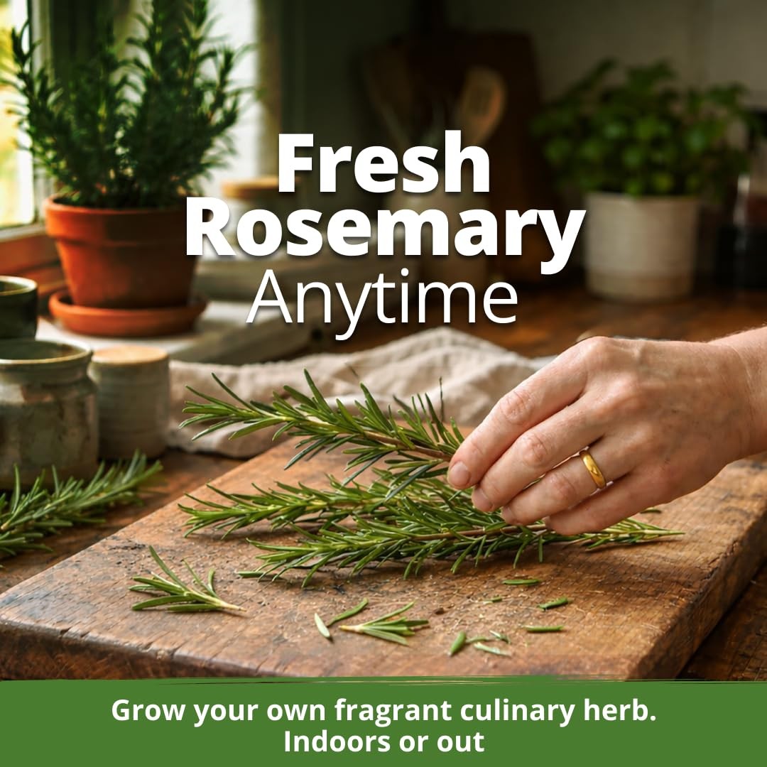 Non GMO Rosemary Seeds Pack 150 High Germinating Heirloom Herb Seeds for Pla…