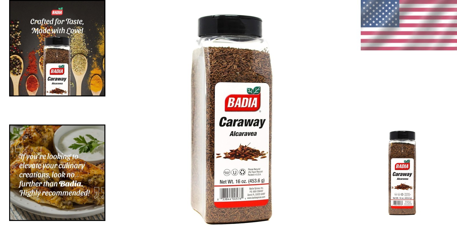 Mild Anise-Flavored Caraway Seeds, 16 oz – Gourmet Spice for European Dishes
