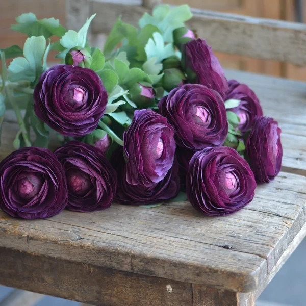 Purple Ranunculus Flowers 14 Bulbs Peony Rose Corms Wedding Flower Garden Plants