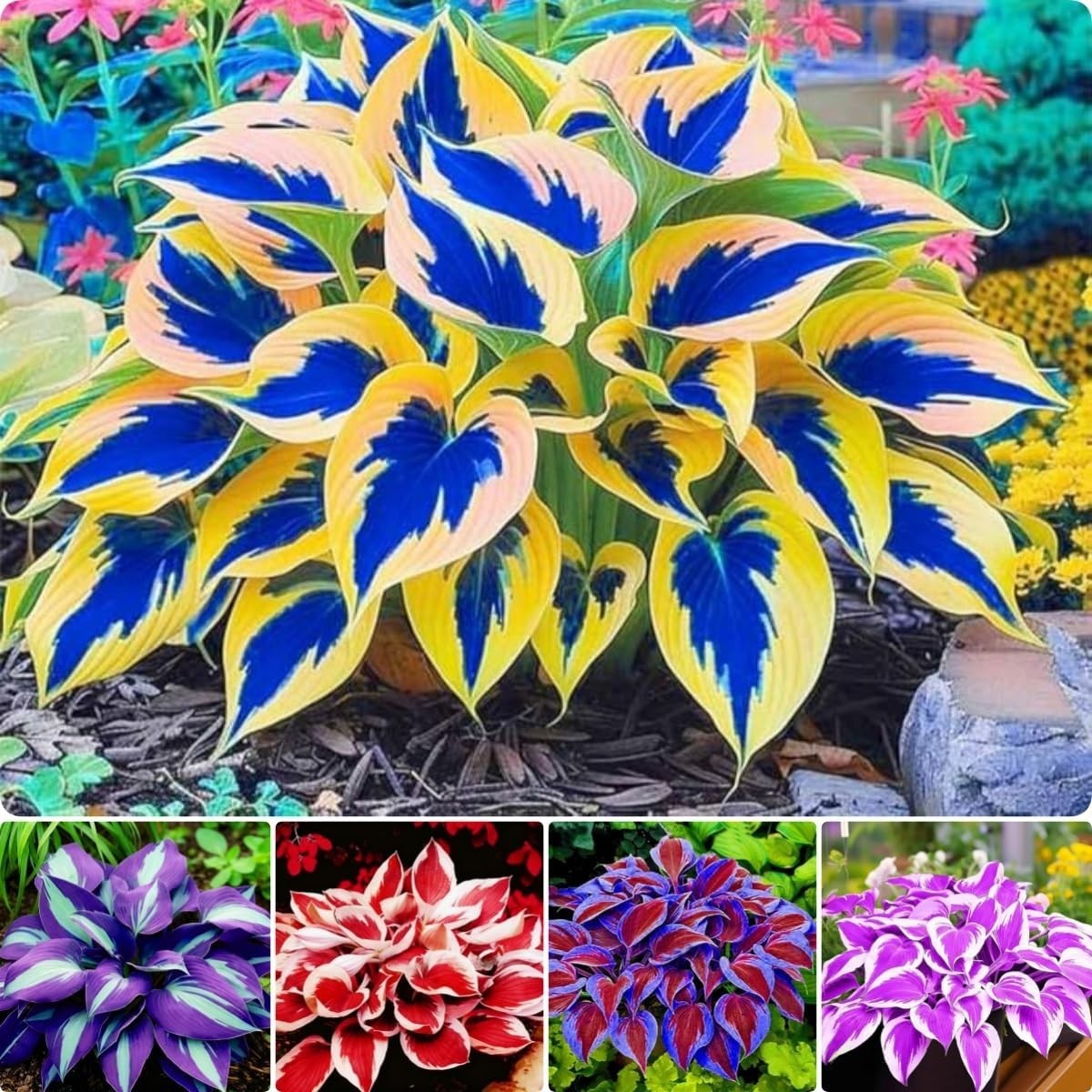 Hosta Seeds for Planting – 200+ Shade Loving Perennial Seeds, Fragrant Blooms, C
