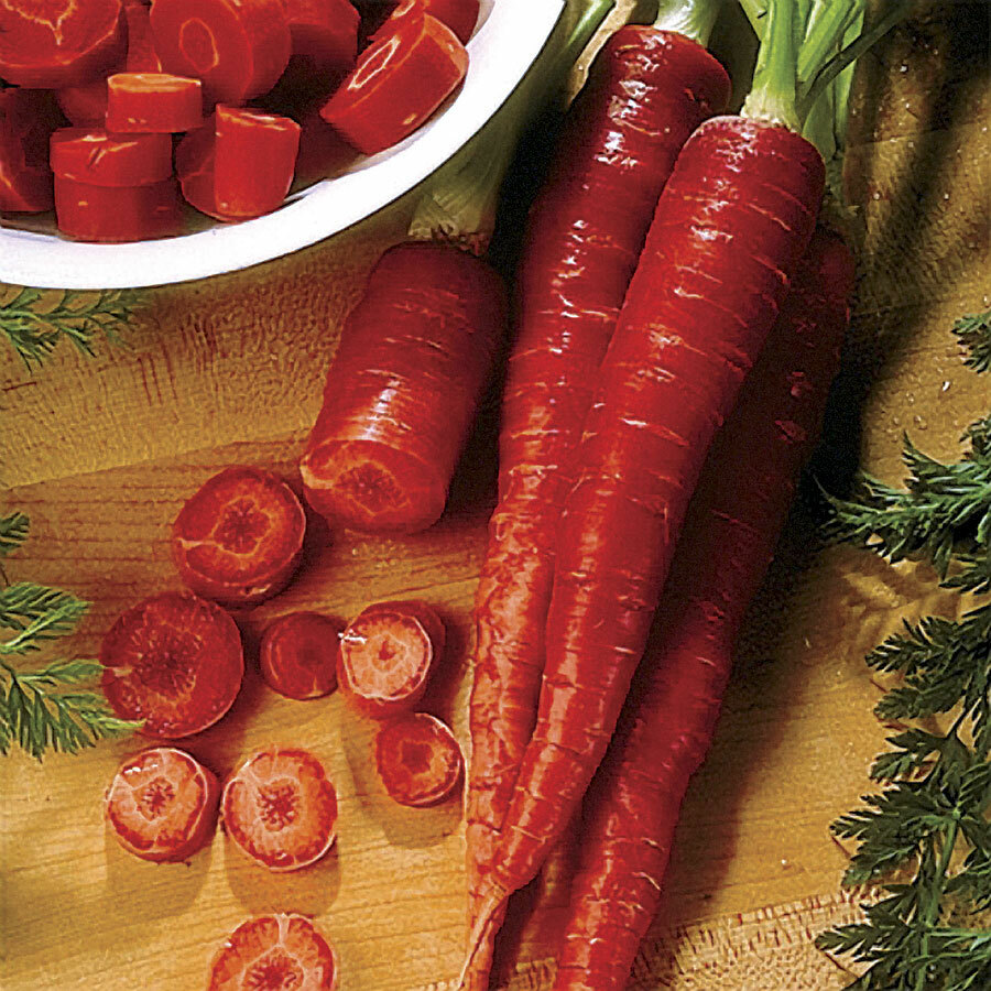 Atomic Red Carrot 300 – 4,000 Seeds Beautiful color High content Lypocene! RARE