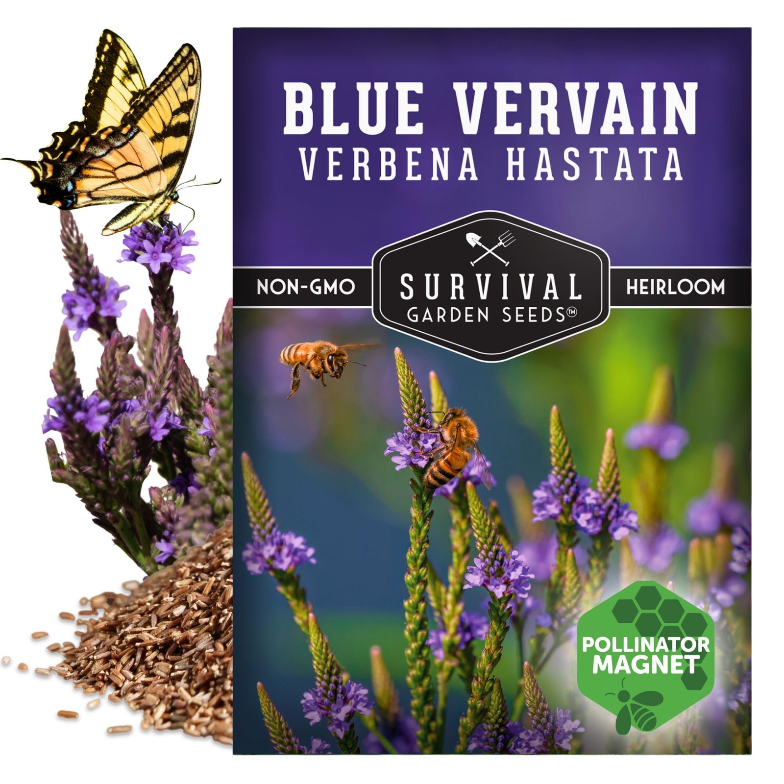 Blue Vervain Seeds for Planting (Verbena Hastata) | North Native Wetland Wild…