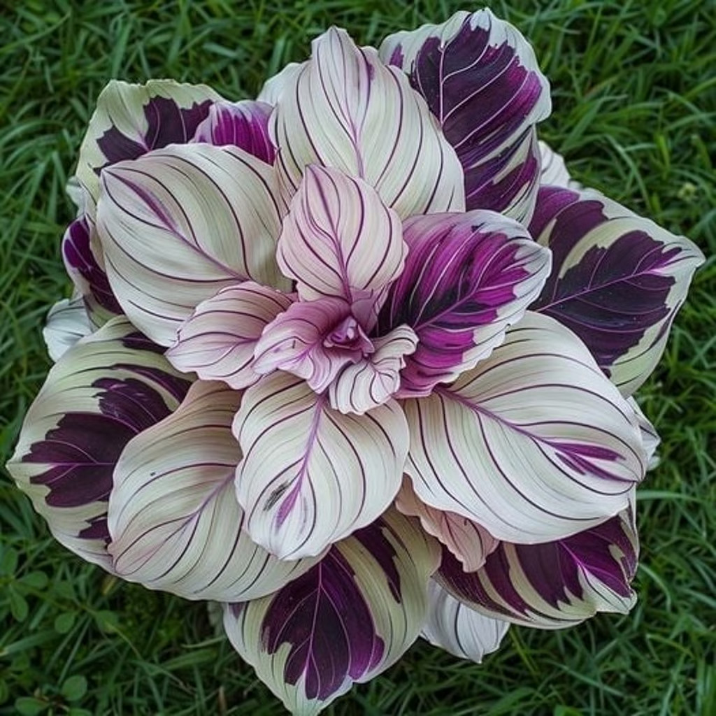25+ Purple Beauty Calathea Seeds for Garden Planting – USA – FREE SHIPPING!