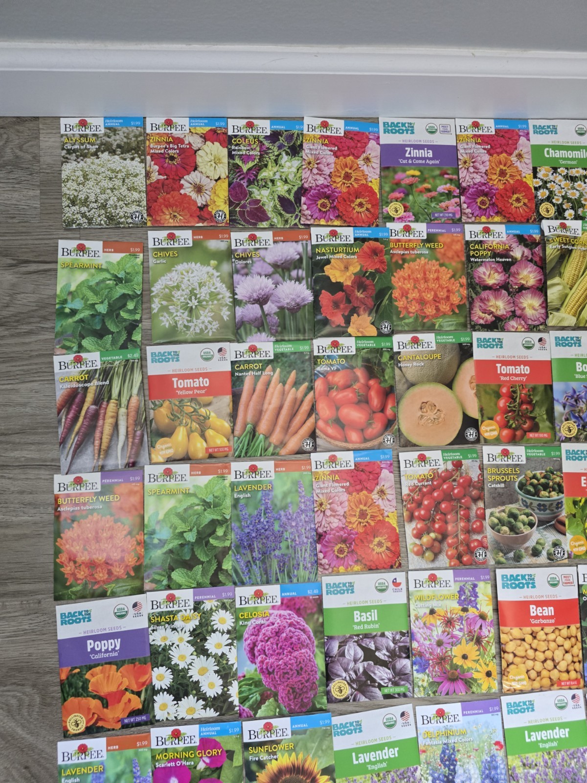 Lot 4 Of 107 seeds Vegetable, Flowers And Herb Seed Packets 2026 mix gardening.