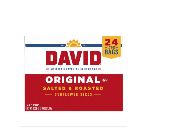 David Original Sunflower Seeds, 1.75 oz., 24 pk. FREE SHIPPING !!!