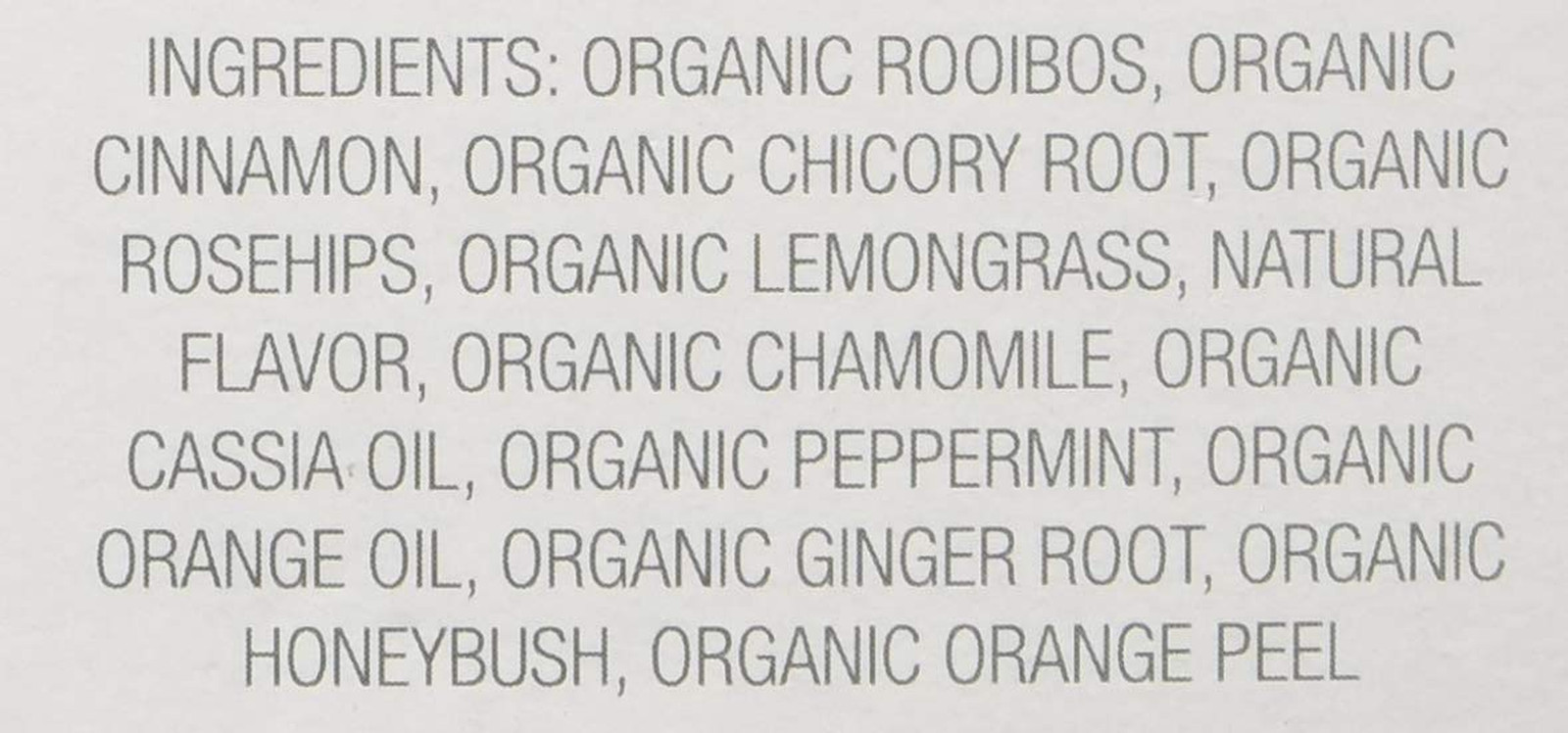 Organic Sweet & Spicy Herbal Caffeine Free 18 Tea Bag