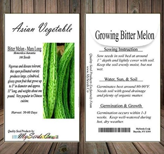Mara Long Variety Bitter Melon – 100 Non-GMO Seeds