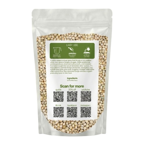 Old Cobblers Farm™ Wicked Tuff Turf Japanese Millet Grass Seed – For Soil Cover