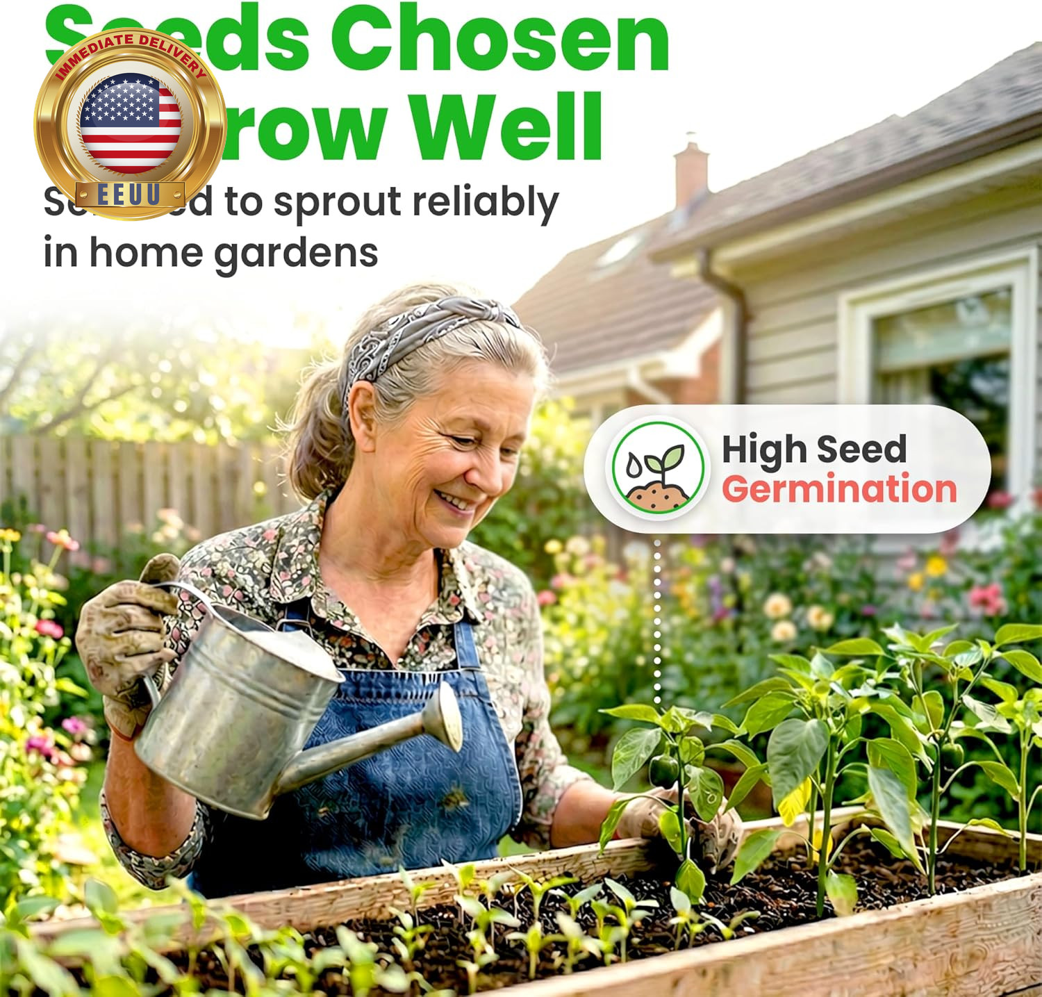 11 Heirloom Seeds for Planting Vegetables and Fruits, 4800 Survival Seed Vault a
