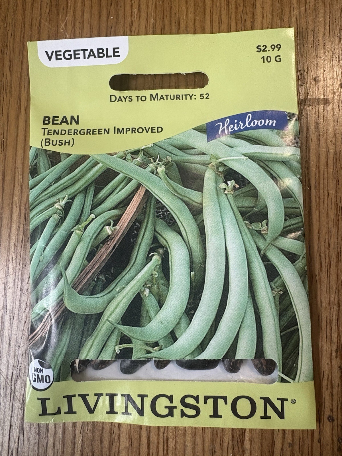 Livingston Seed Company Tendergreen Improved Bush Bean Non-GMO Disease Resistant