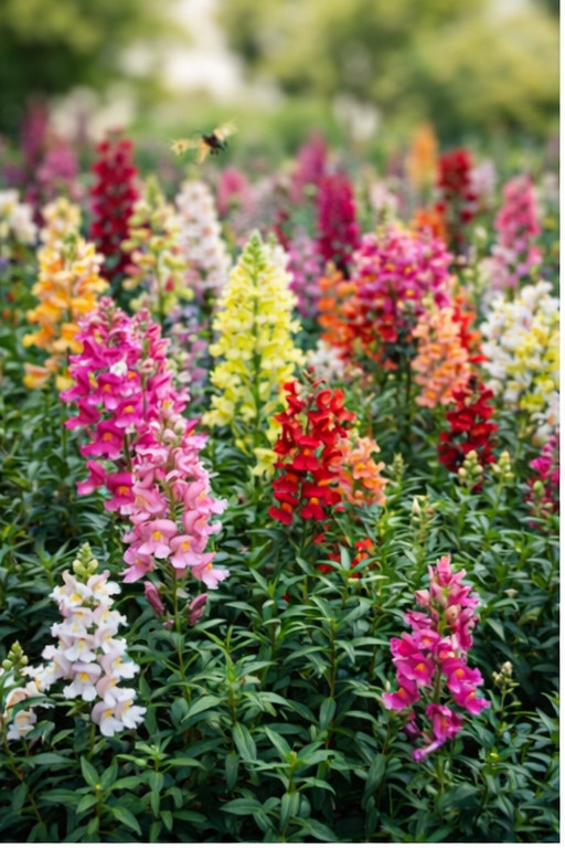 Snapdragon Seeds – Tetra Mix (Antirrhinum) | Multi-Color Blooms | Cut Flower
