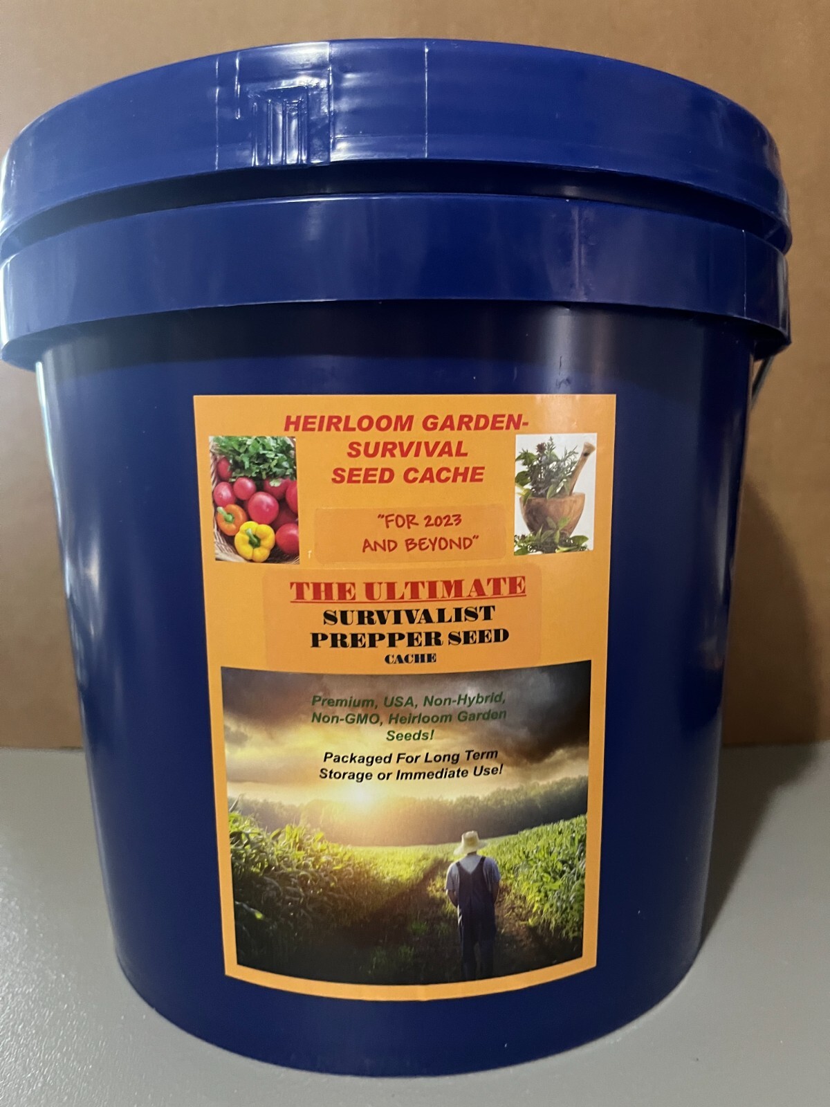PREPPERS, SURVIVALIST SEED CACHE 167 Varieties! 4LBS SPROUTS + $50 HERB PACK