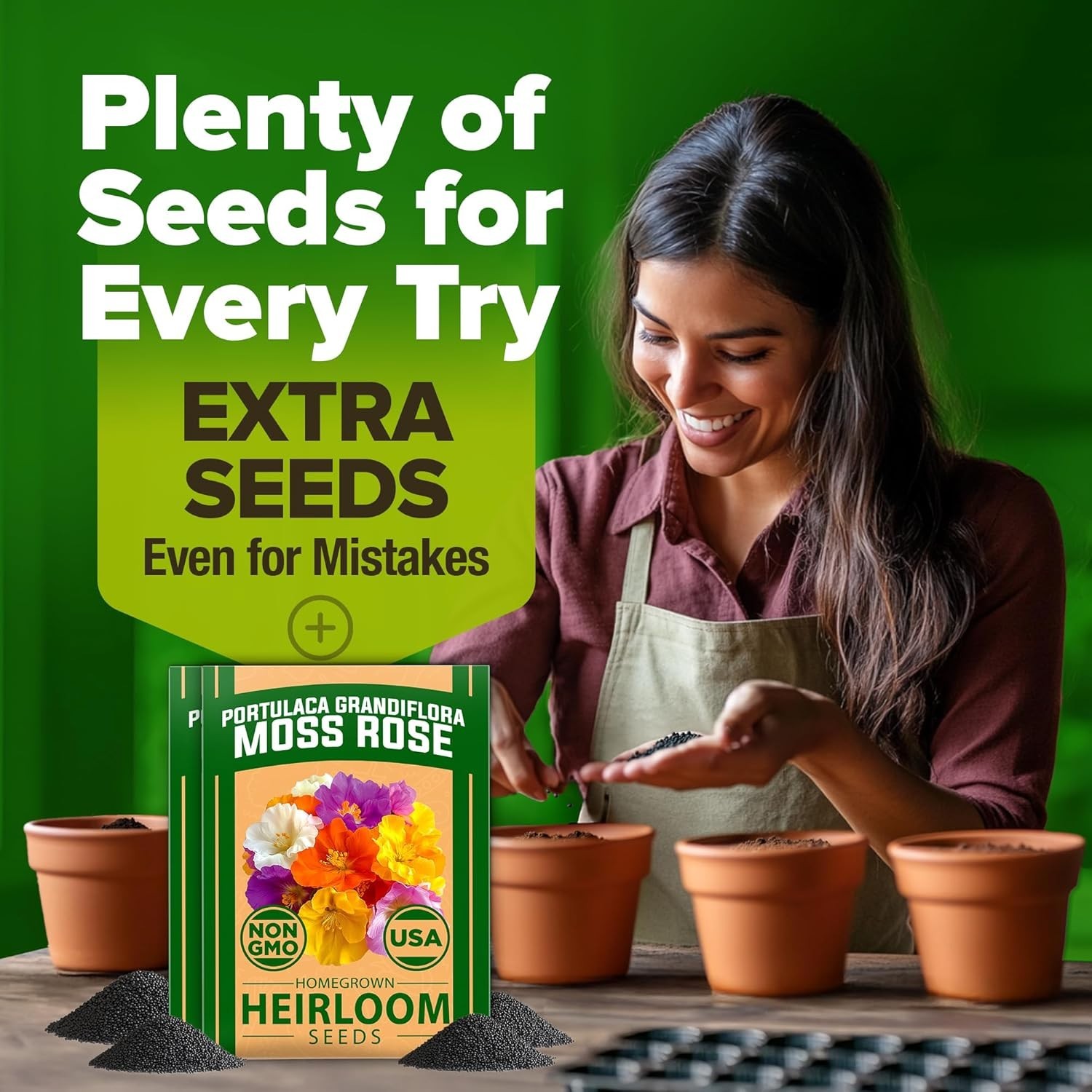 Moss Rose Ground Cover Seeds – Vibrant Landscapes Made Easy