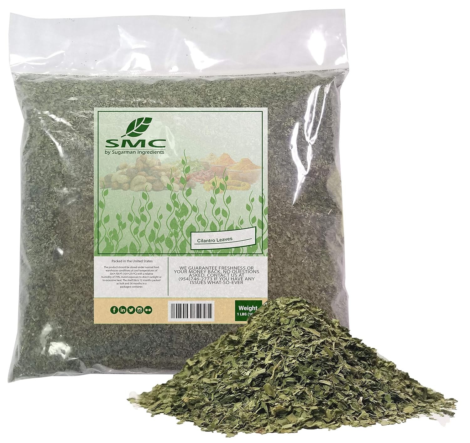 Freshly Sealed Cilantro Seasonings 16oz – Authentic Taste