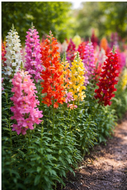 Snapdragon Seeds – Tetra Mix (Antirrhinum) | Multi-Color Blooms | Cut Flower