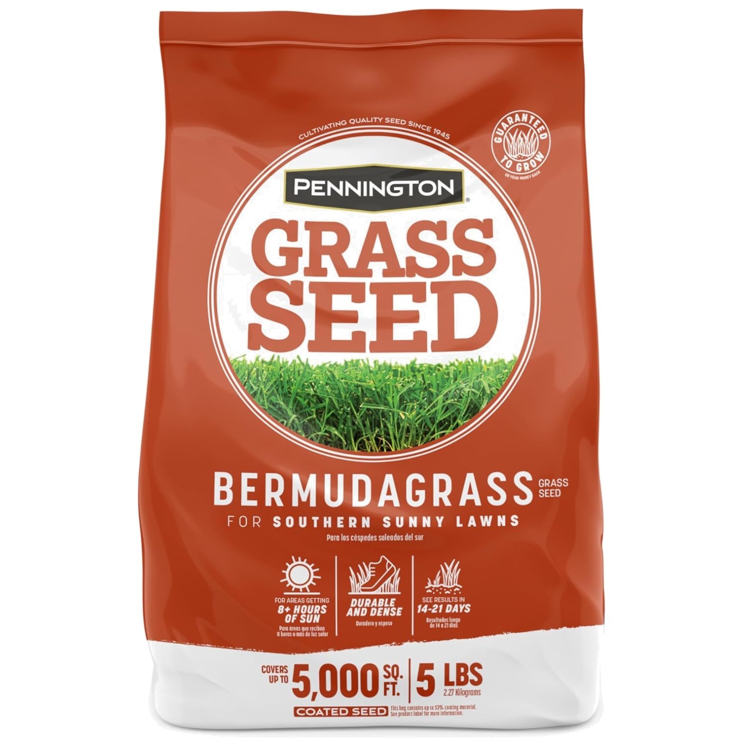 5 lb Cold-Tolerant Bermudagrass Seed – Drought-Resistant Lawn Solution