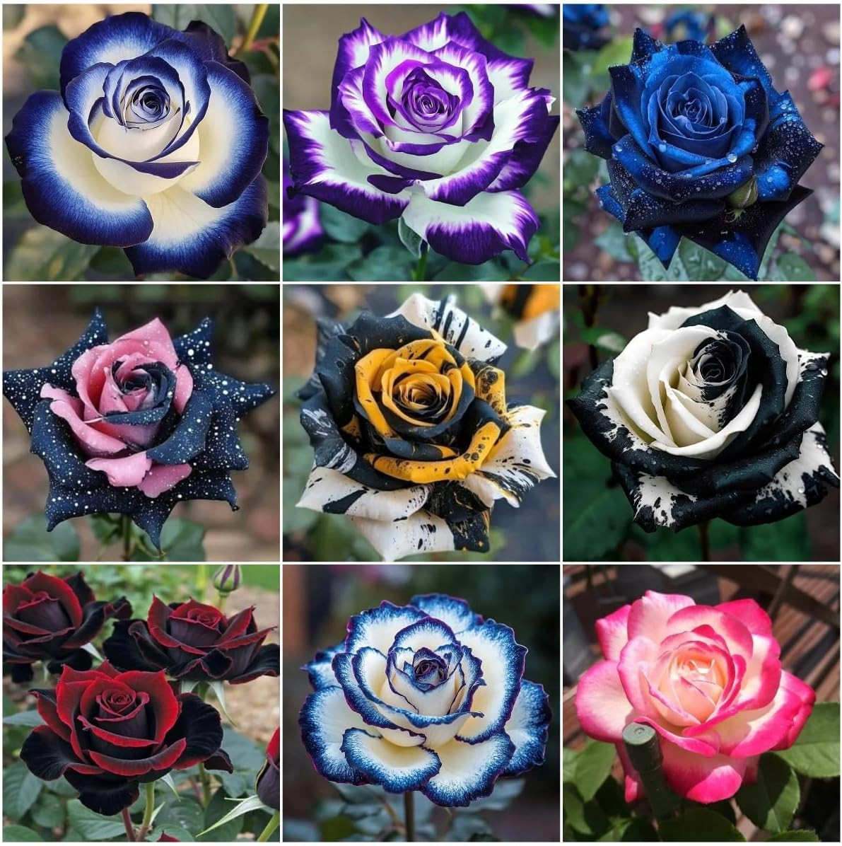 300+Mixed Climbing Rose Rosa Seeds for Planting Outdoors -Heirloom Garden Vine