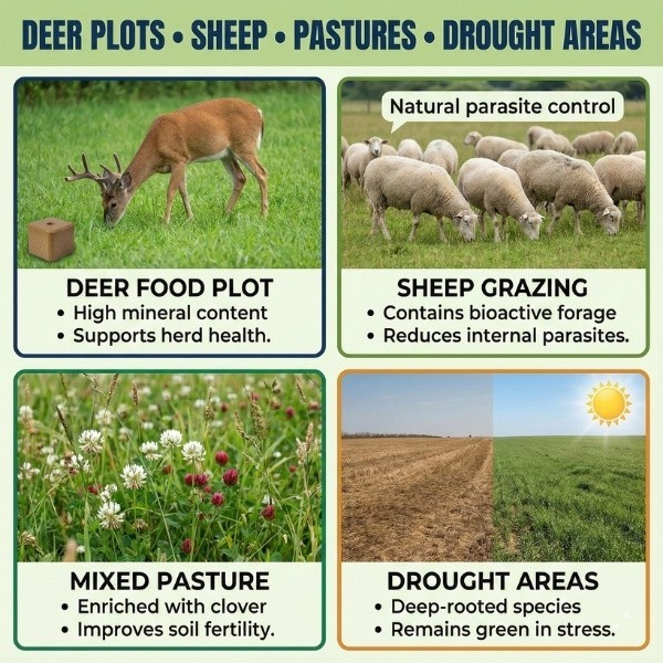 Old Cobblers Farm™ Wicked Tuff Turf Chicory (Other Forages)– High Protein Forage
