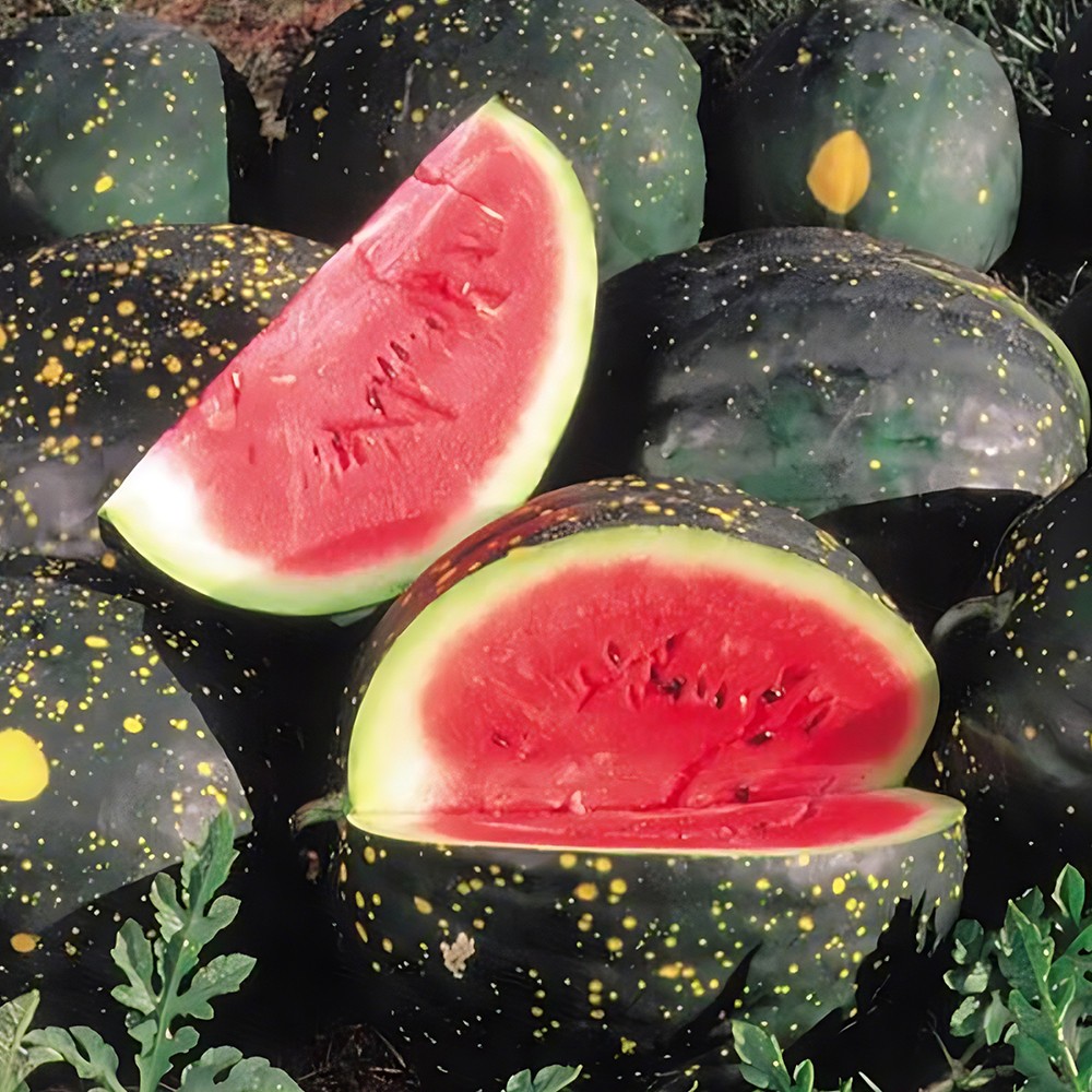 Moon & Stars Watermelon Seeds (Red) | Heirloom / Non-GMO | Free Shipping | 1042